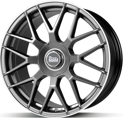 MAM GT1 7,5x17 5x112+5x120 ET35 palladium