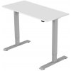 Delso Výškovo nastaviteľný stôl ADJUSTER 70 x 160 cm biela / sivá