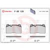 Sada brzdových platničiek kotúčovej brzdy BREMBO P 85 123