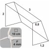 KV Řezáč Hádzanárska sieť 3x2x0,8x1,2/10/4mm