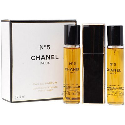 Chanel No. 5 EDT 3 x 20 ml pre ženy darčeková sada