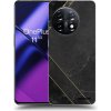 Picasee silikónový čierny obal pre OnePlus 11 5G - Black tile