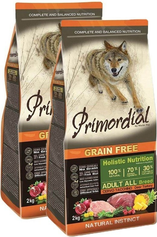 Primordial GF Adult Deer & Turkey 2 x 12 kg