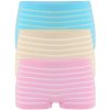 Dalma color pruhované boxer nohavičky 3369 3ks viacfarebná