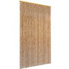 Dveřní závěs proti hmyzu, bambus, 120x220 cm Hnědá 43724