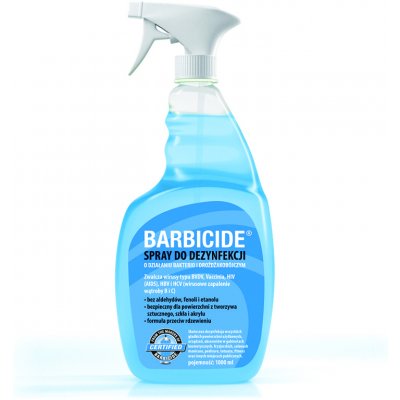 Barbicide dezinfekčný sprej na všetky typy povrchov bez zápachu 1000 ml