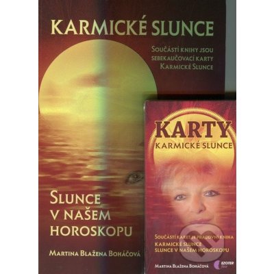 Karmické slunce kniha karty 28 ks - Martina Blažena Boháčová