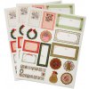 Rifle Paper Co. Vianočné nálepky Chrismastide – set 3 hárkov