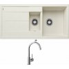 Blanco METRA 6 S biela soft 527117 + Blanco MIDA chróm 517742