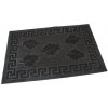 Gumová kefová rohož Leaves - Rectangle - 60x40x0,6cm 70080109