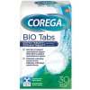 COREGA BIO Tabs, čistiace tablety na zubné náhrady 30 ks, bio