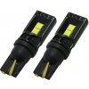 Compass Žiarovka 4LED 3030 12V T10 s rezistorom CAN-BUS ready biela 2ks