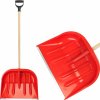 STREND Odhrnovac Snowman D 470x370 mm, na sneh, Pvc, s drevenou násadou D 100 cm, kovova lista, demont