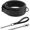 FETISH SUBMISSIVE COLLAR WITH LEASH