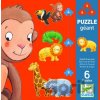 Djeco Puzzle gigant Kamaráti z Jungle 19 dielikov