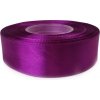 stuha saténová 25 mm/32 m tmavá fuchsia