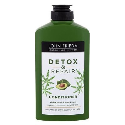 John Frieda Detox & Repair 250 ml kondicionér pro regeneraci suchých a poškozených vlasů pro ženy