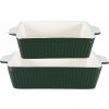 GREEN GATE Zapekacie misy Alice Pinewood Green – set 2 ks