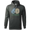 60 a fešák - Mikina pánska Cape s kapucňou - 3XL ( Tm. bridlica (šedozelená) )