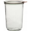 Zaváracie poháre Weck 750 ml, s viečkom, tesnením a svorkami, sada 4 ks