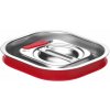 Veko pre nádoby GN so silikónovým tesnením, HENDI, Kitchen Line, GN 1/6, 156x142mm