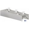 Skříňová nástěnná indukční digestoř 4100x1200x450 mm | STALGAST, 9821212410 inox