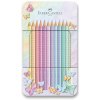 Faber-Castell Pastelky Sparkle, Pastel, plech 12 ks uni