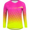 FORCE dres F MTB ANGLE LADY dl. rukáv, růžovo-fluo Velikost: XS
