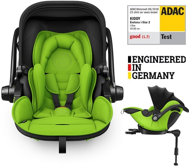 KIDDY Evoluna i-size 2 + Isofix základna 2023 Spring Green