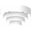 Luminex | Nástenné svietidlo RINGS 2xE27/15W/230V biela | LU3516