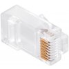 CABLETECH Konektor RJ45 8P8C drôt prechodový CAT,6E Pass Through