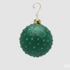 EDG Vianočná ozdoba – guľa „Spark“ priemer 10 cm, green