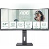 Monitor AOC CU34P3CV, 34 palcový, 100 Hz, Zakrivený VA, HDMI, DP, USB-C