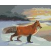 zuty Zuty - Maľovanie Podľa Čísel - Líška V Zime (D. Rusty Rust), 40X50 Cm, Plátno (8596530171362)