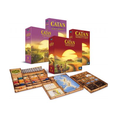 Inzert Catan + Kupci a Barbari + Rozšírenie pre 5 a 6 hráčov