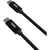 Kábel YENKEE YCU C102 BK USB-C/USB-C 2.0 2m Black
