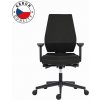 Powerton Kancelárske ergonomické kreslo Sima, Čierne