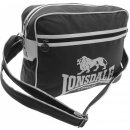 Lonsdale 2 Stripe Flight bag black/White