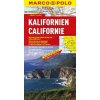 Marco Polo Karte Kalifornien. Californie. California