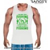 Pánske tielko RANGER® - motív Rybárčenie 03 S Zelená