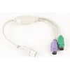 GEMBIRD Kábel adaptér USB-2xPS/2 30 cm UAPS12
