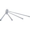 Kovový sušiak na uteráky, 4 ramená, biela