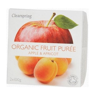 pyré jablko Marhuľa Bio Clearspring 2 x 100 g