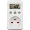 Elektromer zásuvkový merač spotreby s pamäťou PM5 - digitálny wattmeter do zásuvky zálohovania