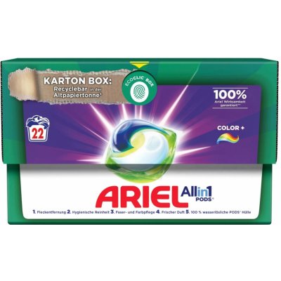 Ariel All in 1 Pods Color+ gélové tablety 22 PD