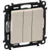 Legrand VALENA LIFE Trojitý spínač krémový (752203)