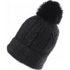 Dámska / dievčenská zimná čiapka s brmbolcom Emi Ross - čierna
