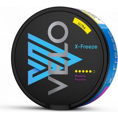 Velo x freeze ultra strong 15 mg/g 18 vrecúšok