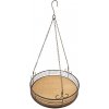 Clayre & Eef Kovová okrúhla závesná polička na kvety - Ø 41*70 cm - Clayre & Eef