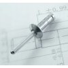 TOOLCRAFT 159985 trhacie nit (Ø x d) 6 mm x 40 mm hliník ocel 100 ks